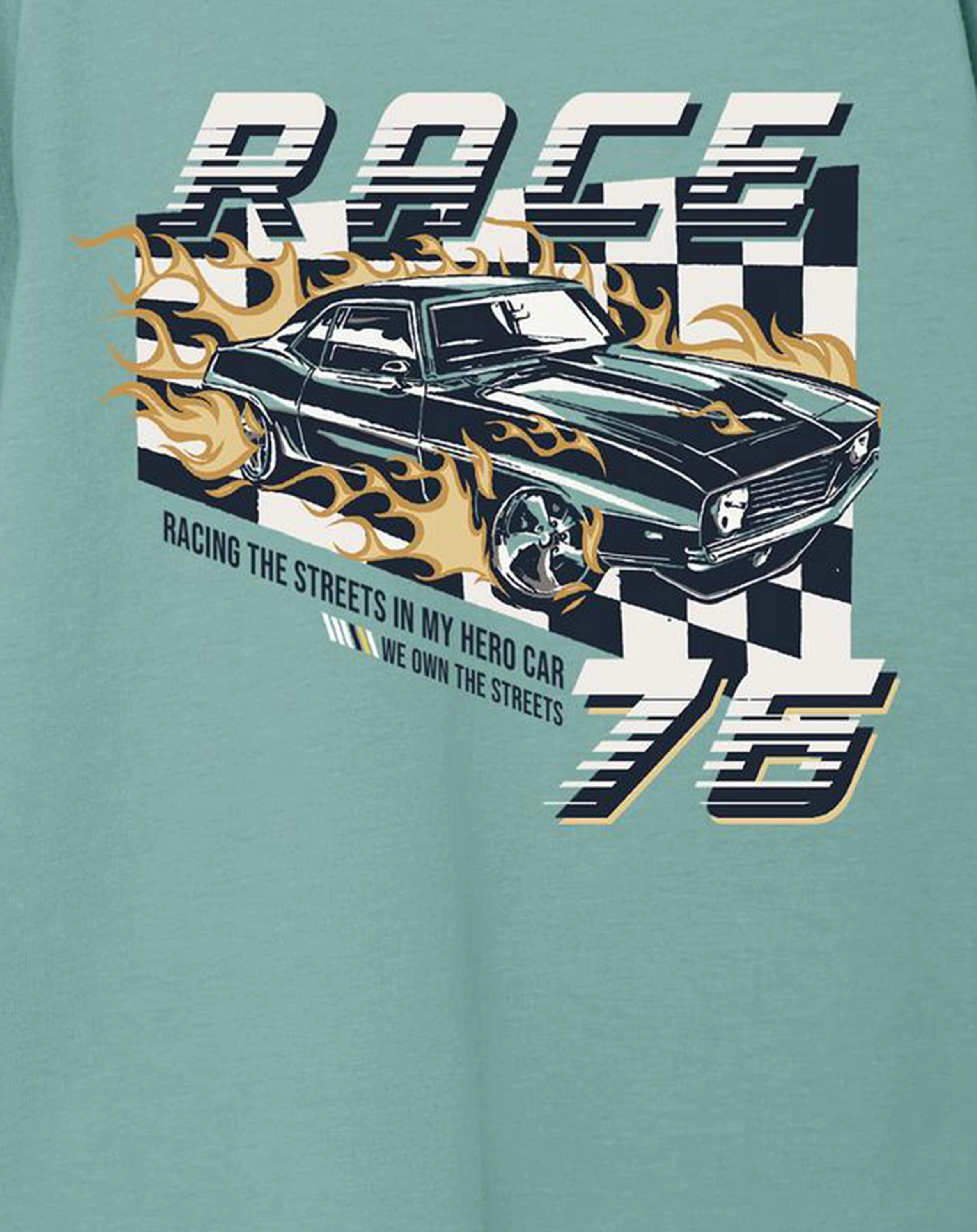 Langarmshirt NMMVUX RACE in blue surf