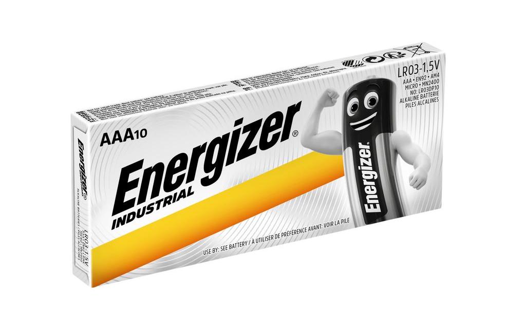 Batterie Industrial Alkaline AAA LR03 , 10 StückIndustrial Alkaline AAA Batterie im 10er Pack