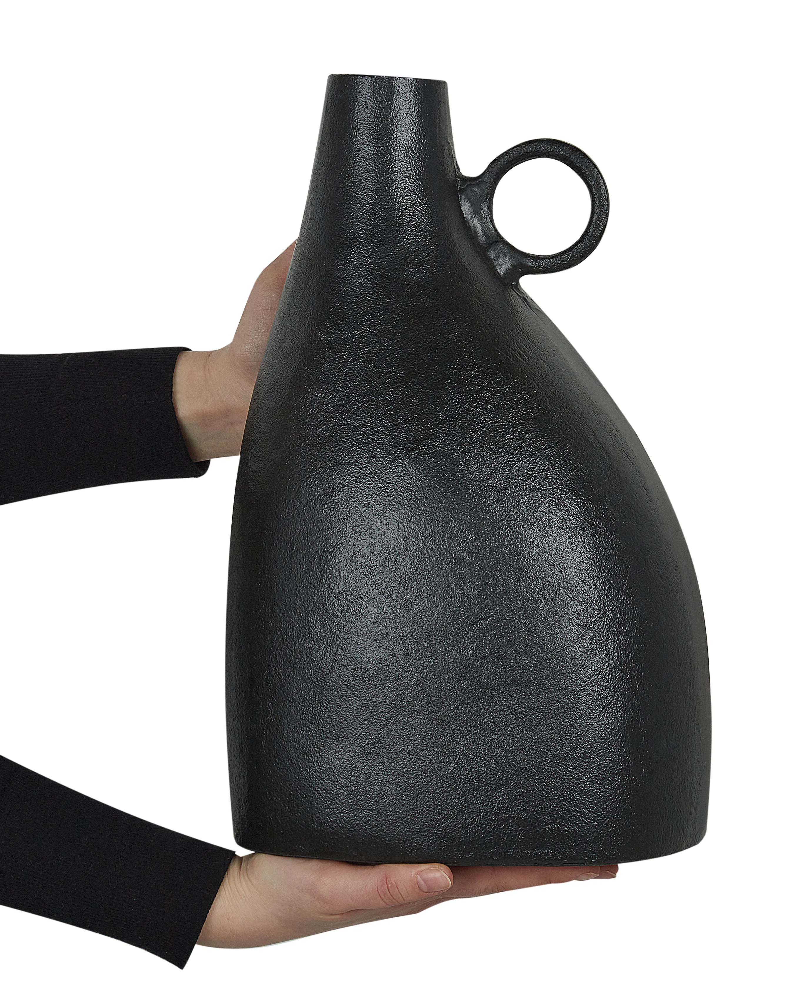 Decoratieve vaas NARBADA Metaal 36 cm Zwart
