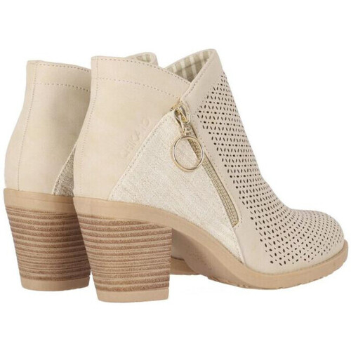 Chika 10 - Botín tacón -Tonia14 beige mujer Beige