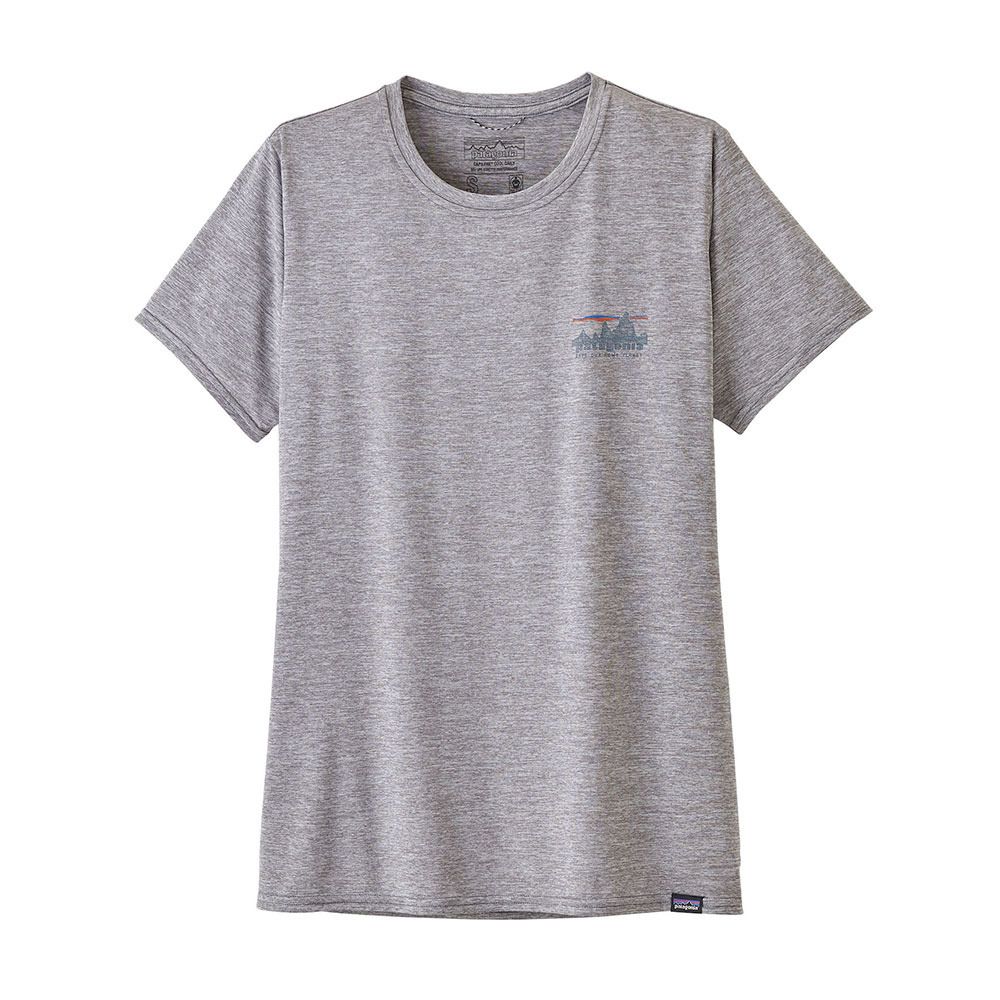 Patagonia CAPILENE COOL DAILY GRAPHIC - Maillot Femme '73 skyline: feather grey