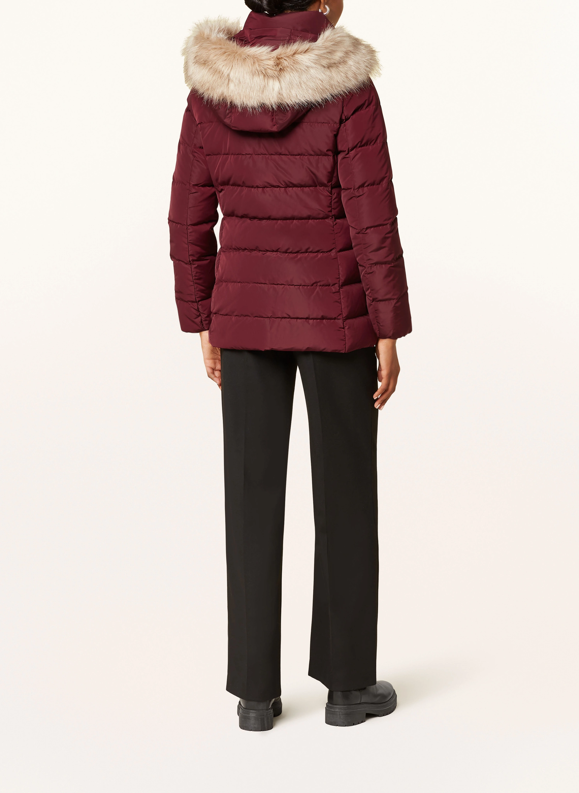 TOMMY HILFIGER Daunenjacke HERITAGE DOWN TYRA mit Kunstpelz
