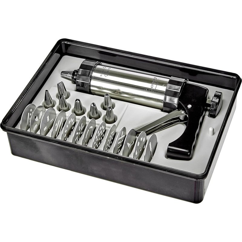 Pistolet à décor pâtisserie en inox Lacor