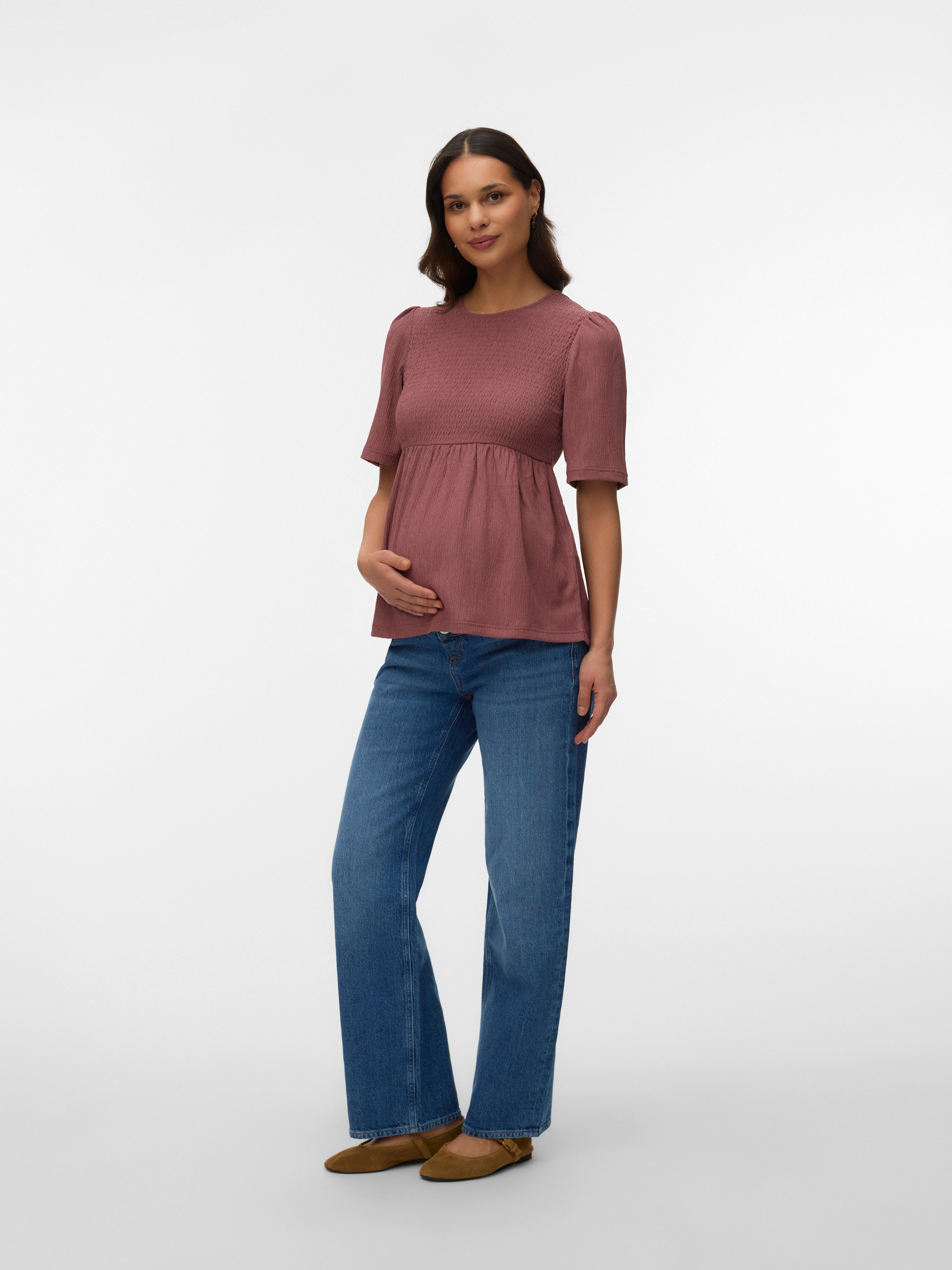 Regular fit O-hals Top