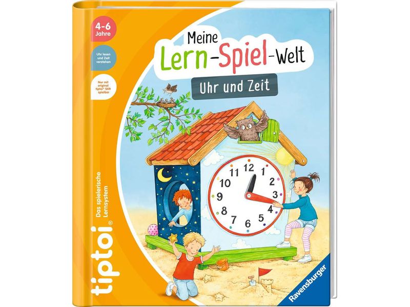 tiptoi Lernbuch Meine Lern-Spiel-Welt: Uhr und Zeit Uhrenlesen mit abwechslungsreichen Aufgaben und kindgerechtem Feedback