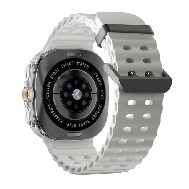 Smartwatch med Bluetooth-opkald, sundhedsovervågning og flere sportstilstande Hvid