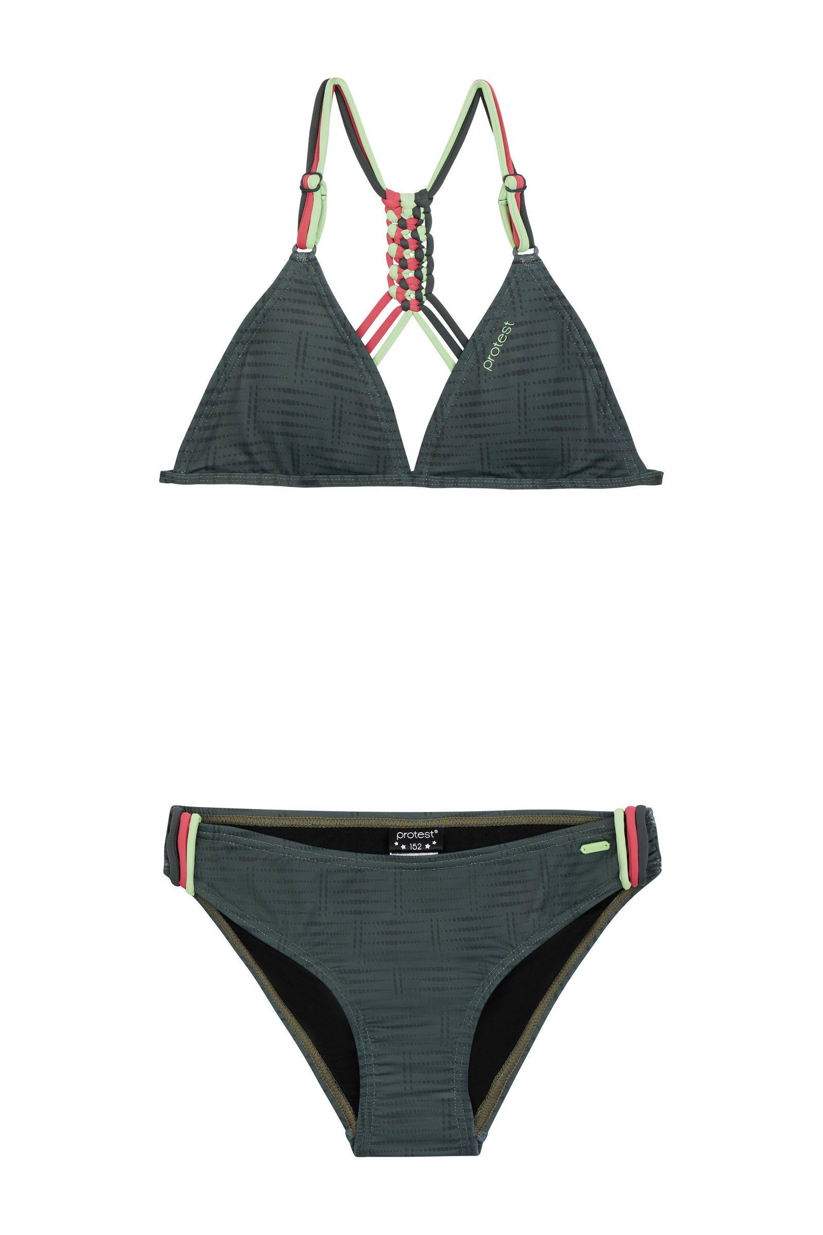 Protest triangel bikini PRTFIMKE JR donkergroen