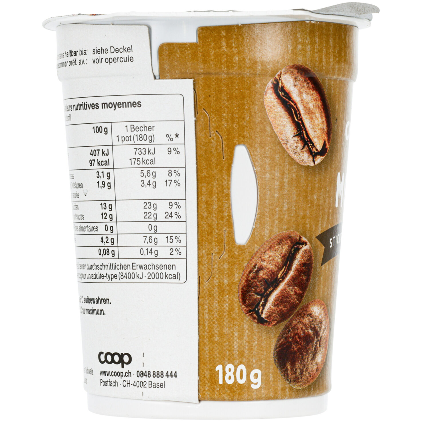 Fairtrade Joghurt Mokka 2x180g -