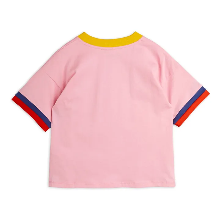 Mini Rodini T-Shirt Super Sporty Coton bio | Rose