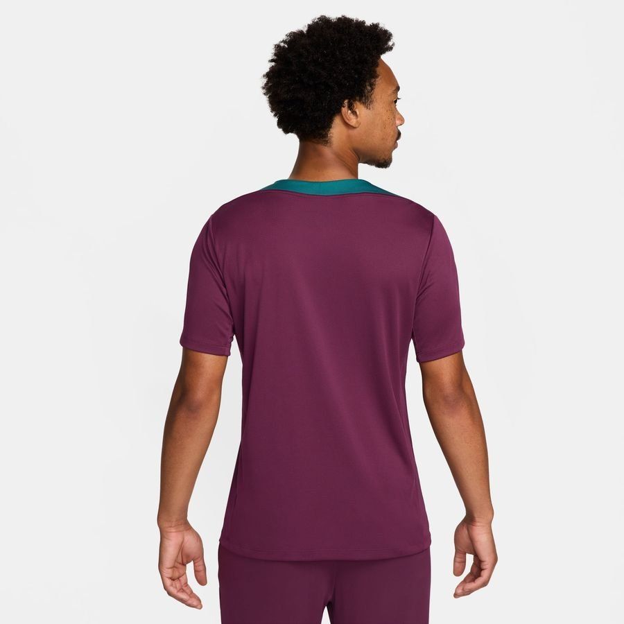Paris Saint-Germain T-shirt d'Entraînement Dri-FIT Strike - Bordeaux/Geode Teal/Orange