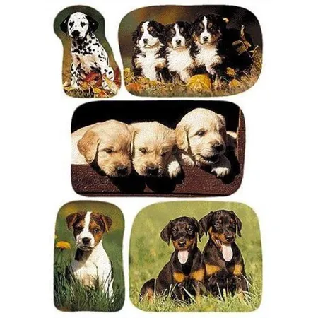 HERMA Sticker Hundewelpenfotos