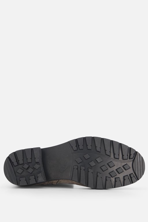Feyn Joe Enkellaarsjes taupe Suede