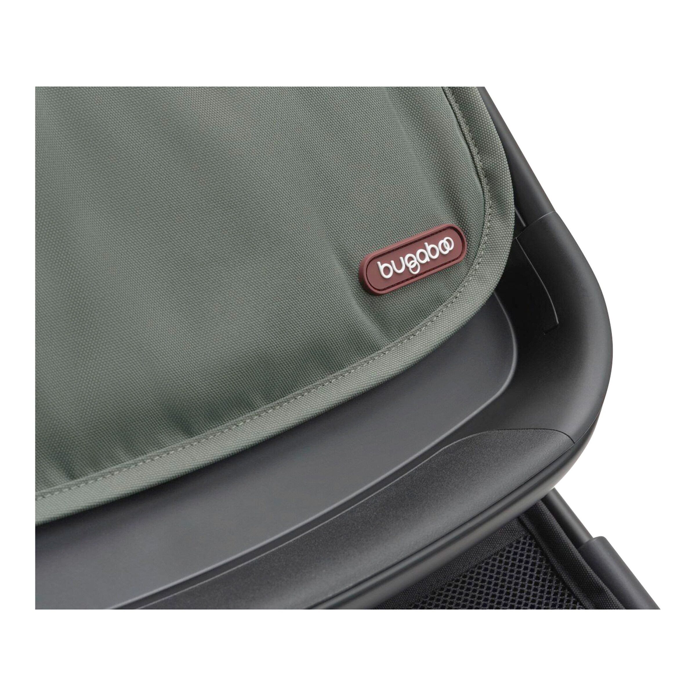 Bugaboo - Fox Cub Kombikinderwagen Trio-Set inkl. Fußsack und Getränkehalter black / forest green