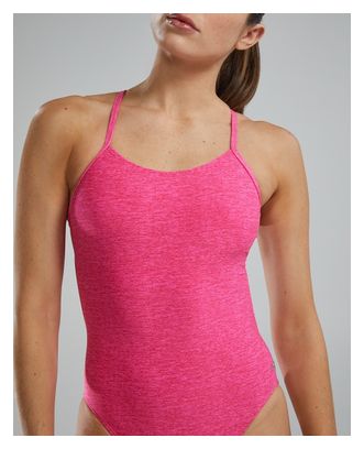 Maillot de Bain Tyr Durafast Elite Cutoutfit Lapped Rose Femme