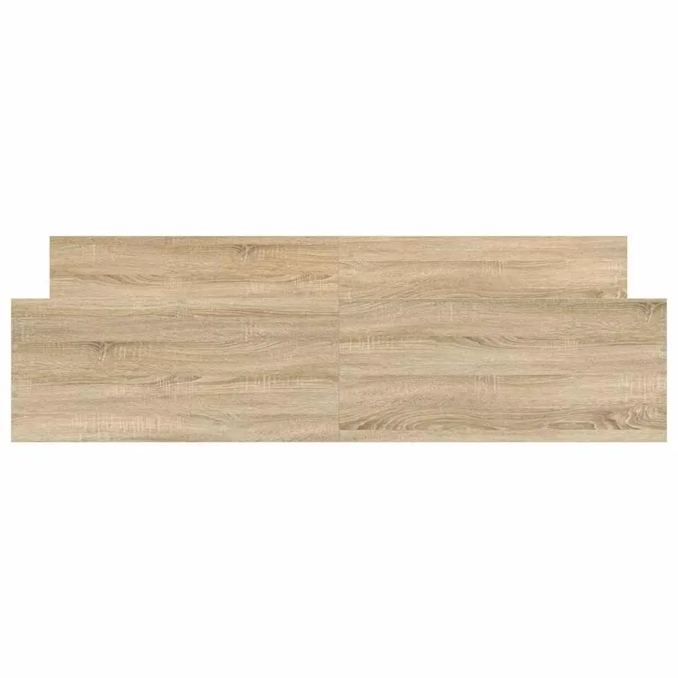 vidaXL - Bed incl. hoofd- en voeteneinde - Sonoma eiken - 180x200 cm