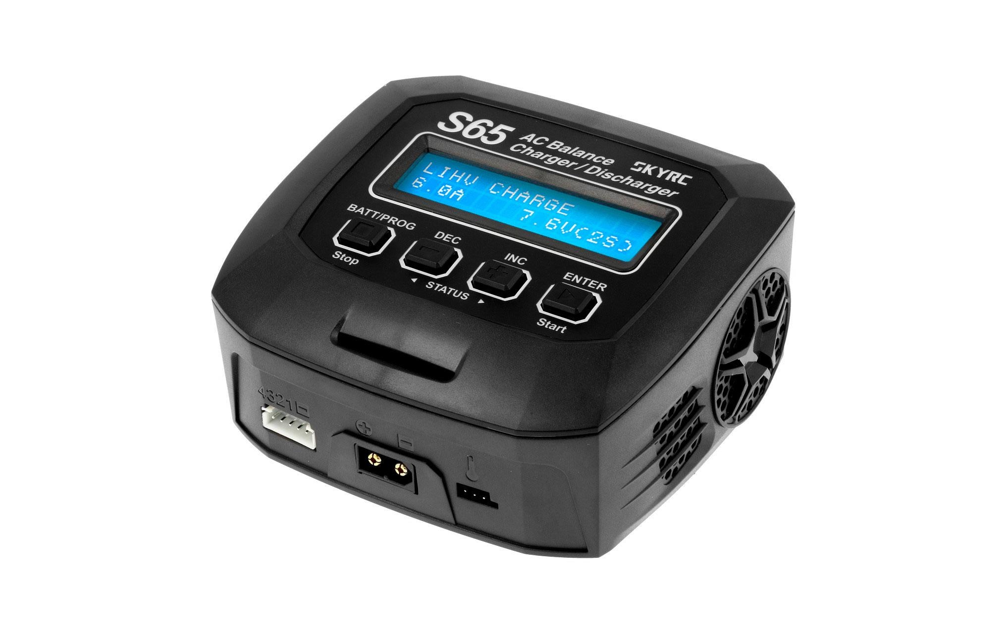 Ladegerät S65 AC 2-4SUniverselles Modellbau Ladegerät