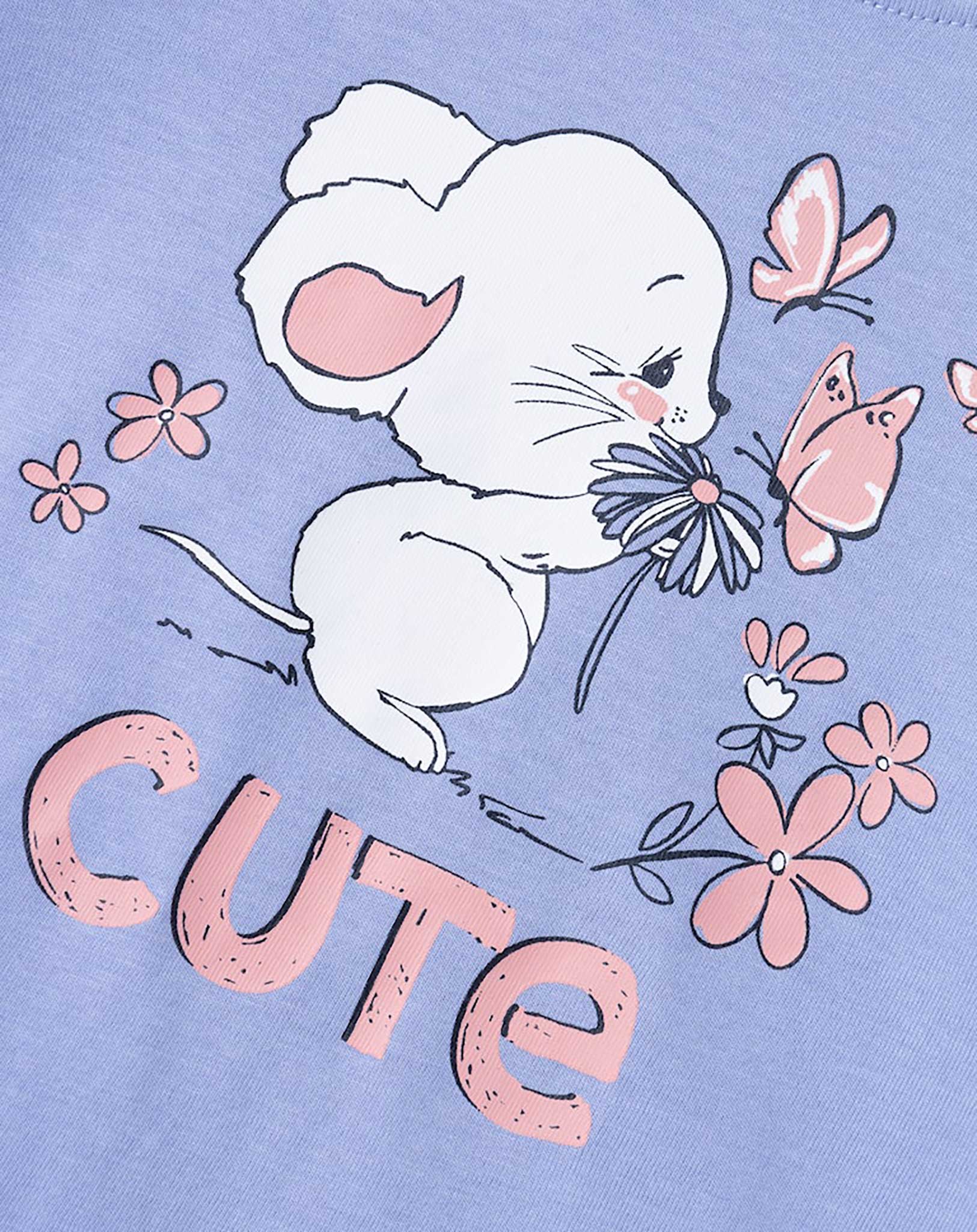 Langarmshirt NMFVIOLET CUTE in easter egg