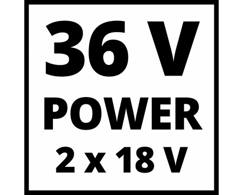 Einhell Power X-Change GP-CM 36/450 accu grasmaaier inclusief 2x 18V/4Ah accu's en lader