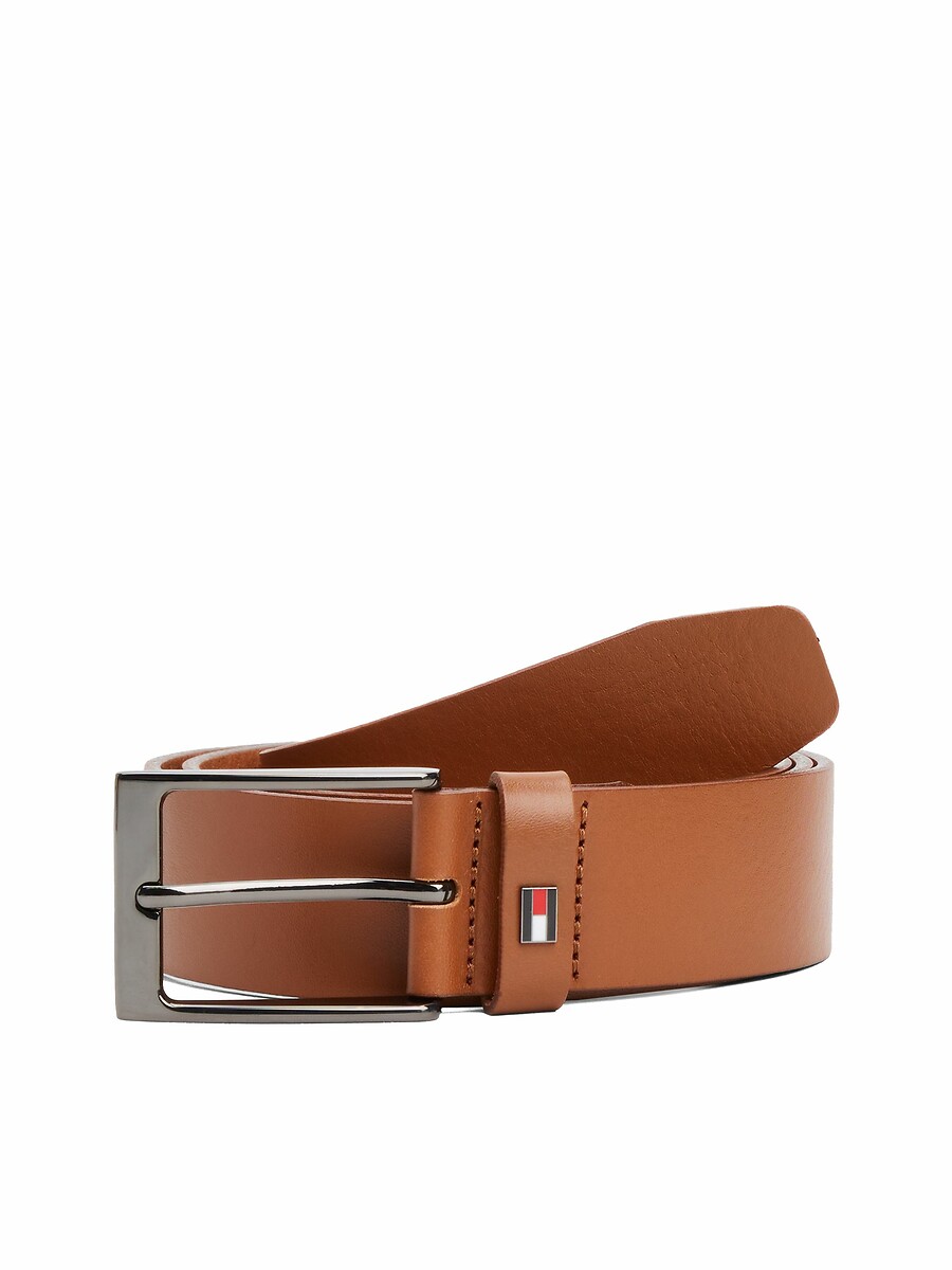 TOMMY HILFIGER<br>Cinto de couro Layton 3,5cm