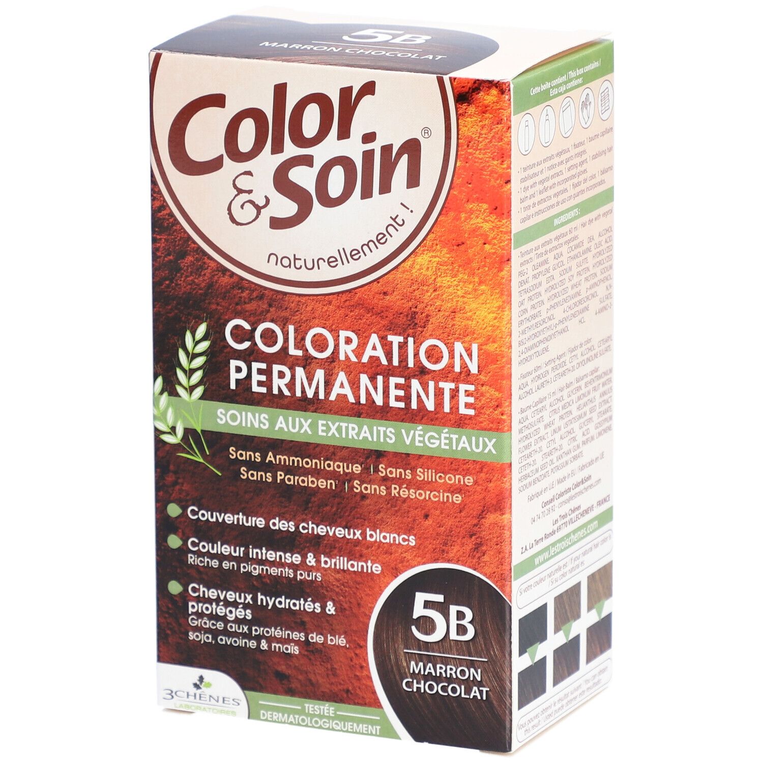 Les 3 Chênes Color & Soin 5B Schokoladenbraun