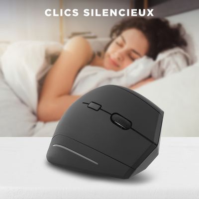 T'nB Ergo - Souris sans fil ergonomique pour droitier - noir