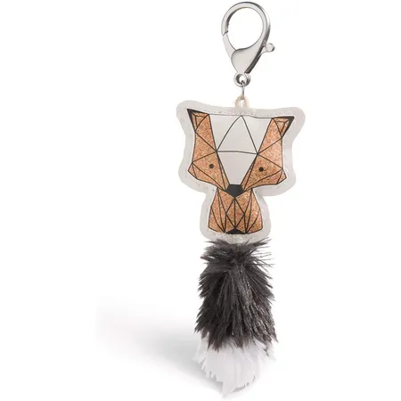 NICI Waschbär Kork-Optik Taschenanhänger aus Kunstleder, 12 cm