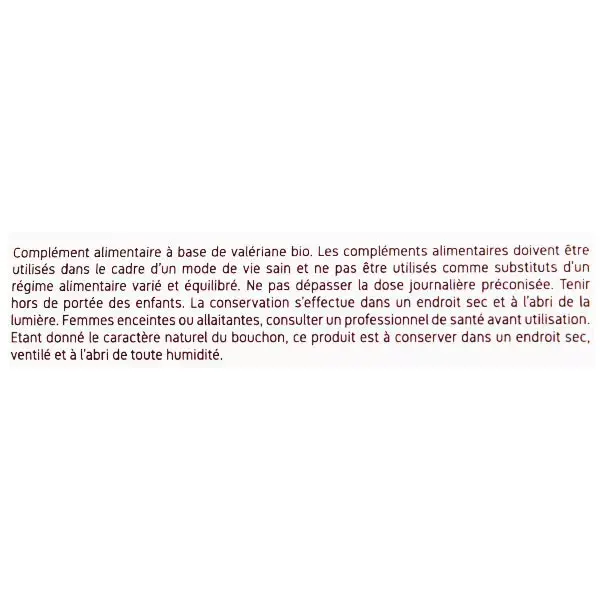 Nat & Form Écoresponsable Valériane Bio 200 gélules