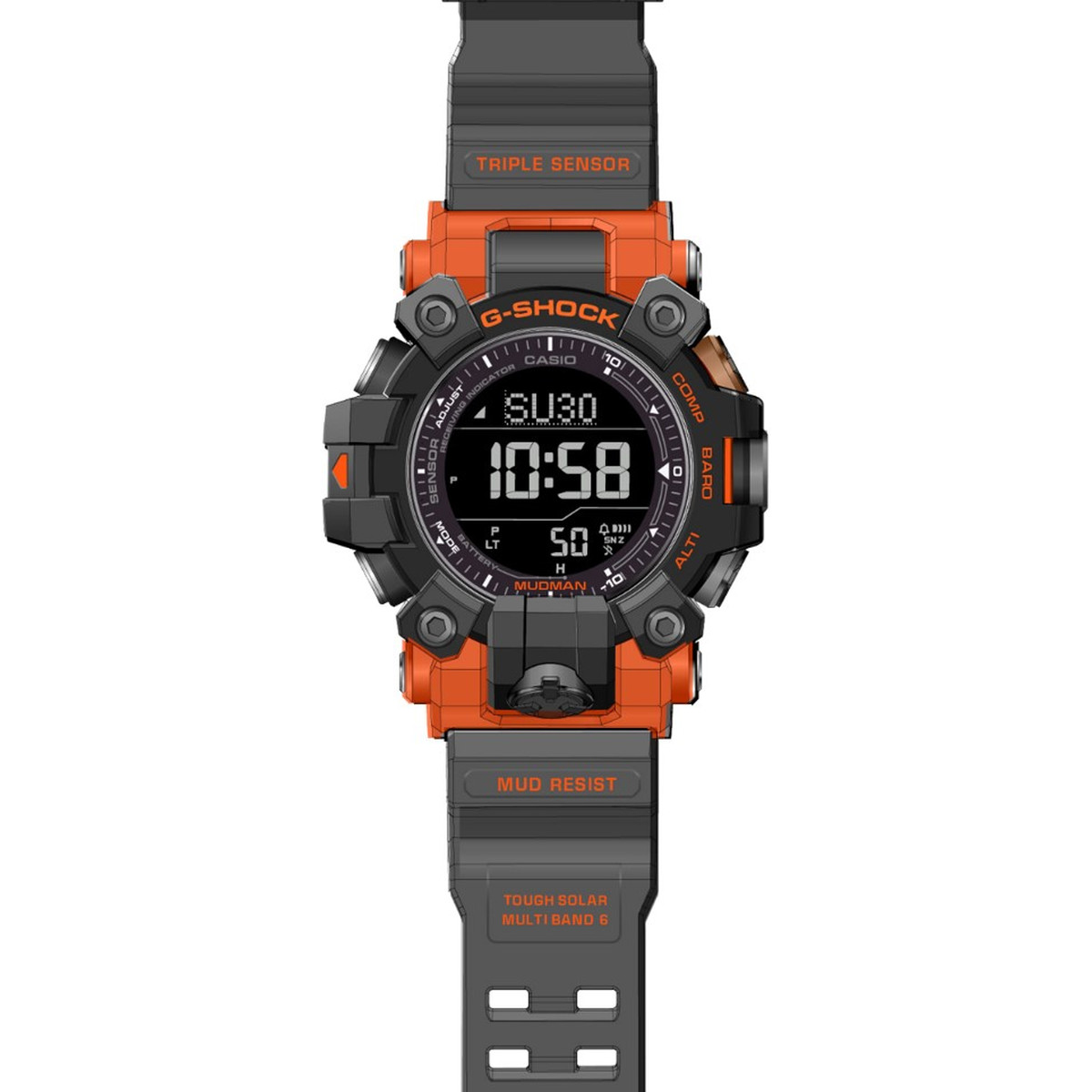 Montre G-SHOCK gulfmaster homme bracelet résine noire