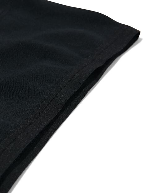 2 hipsters femme coton stretch noir