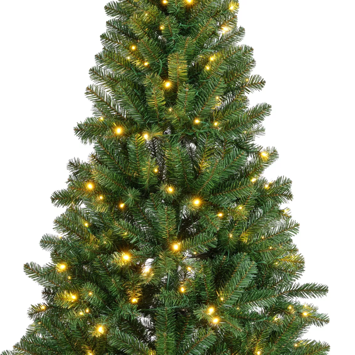 Sapin de Noël artificiel lumineux 200 LED H150 cm King Vert sapin