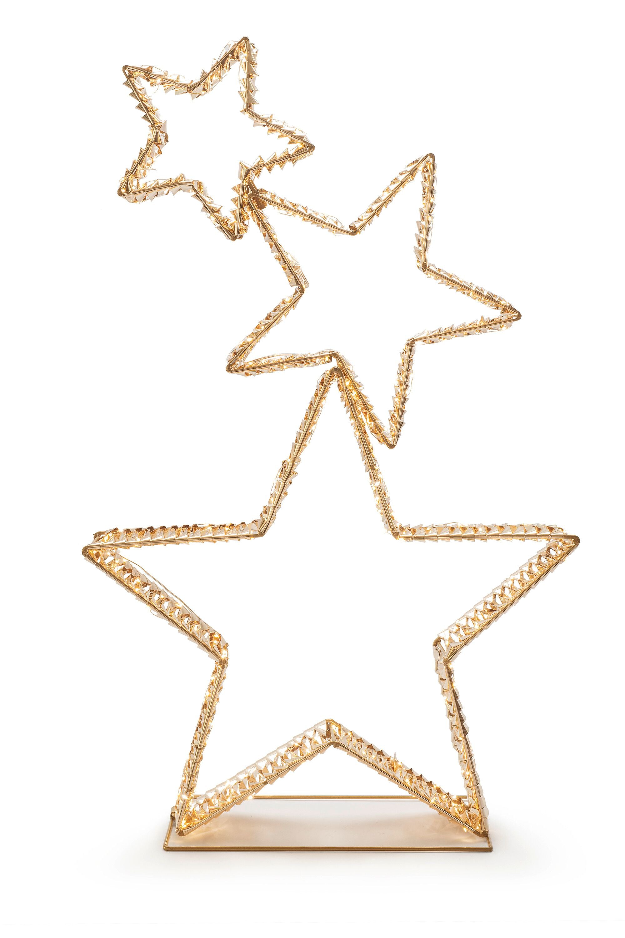 GLAMOUR STARS LED Licht - Transparent / B: 11.0 cm x H: 47.0 cm