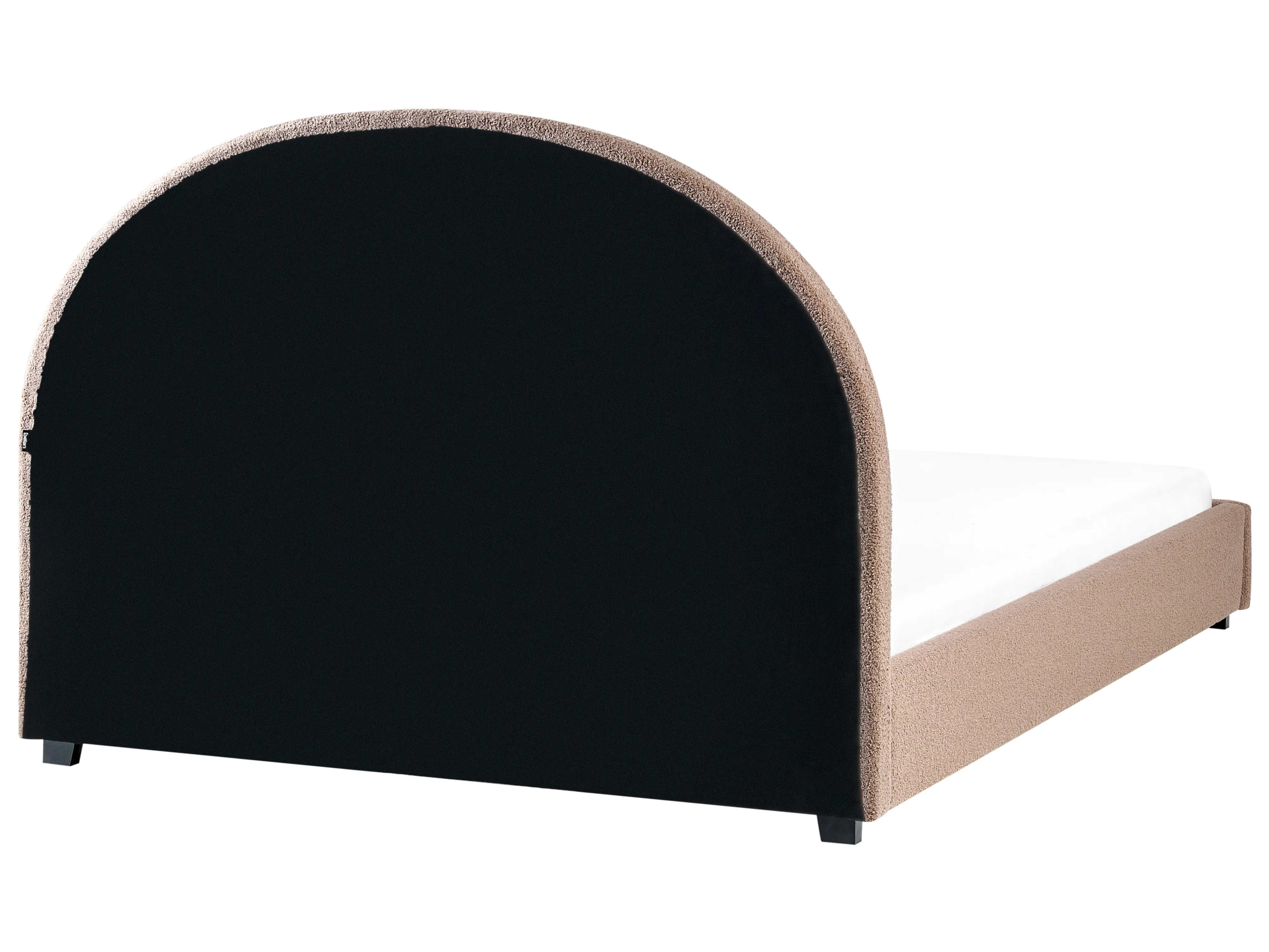 Waterbed Bouclé VAUCLUSE 140 x 200 cm Taupe