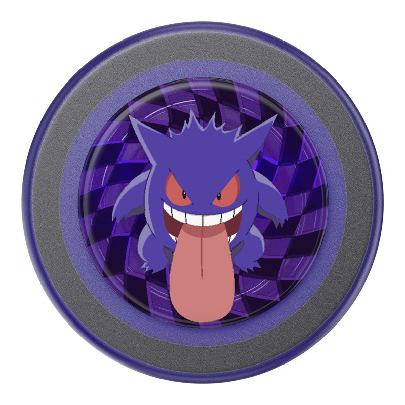 PopGrip MagSafe Round Finger Griff Halterung (Austauschbarer Top) für Apple iPhone (113196) - Pokémon Ghost Gengar