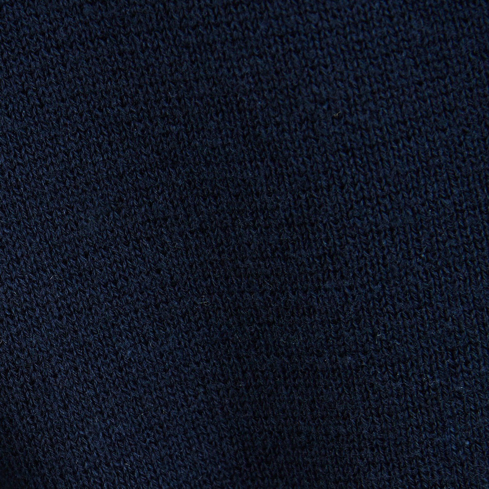 Gilet col chemise en maille Bleu foncé