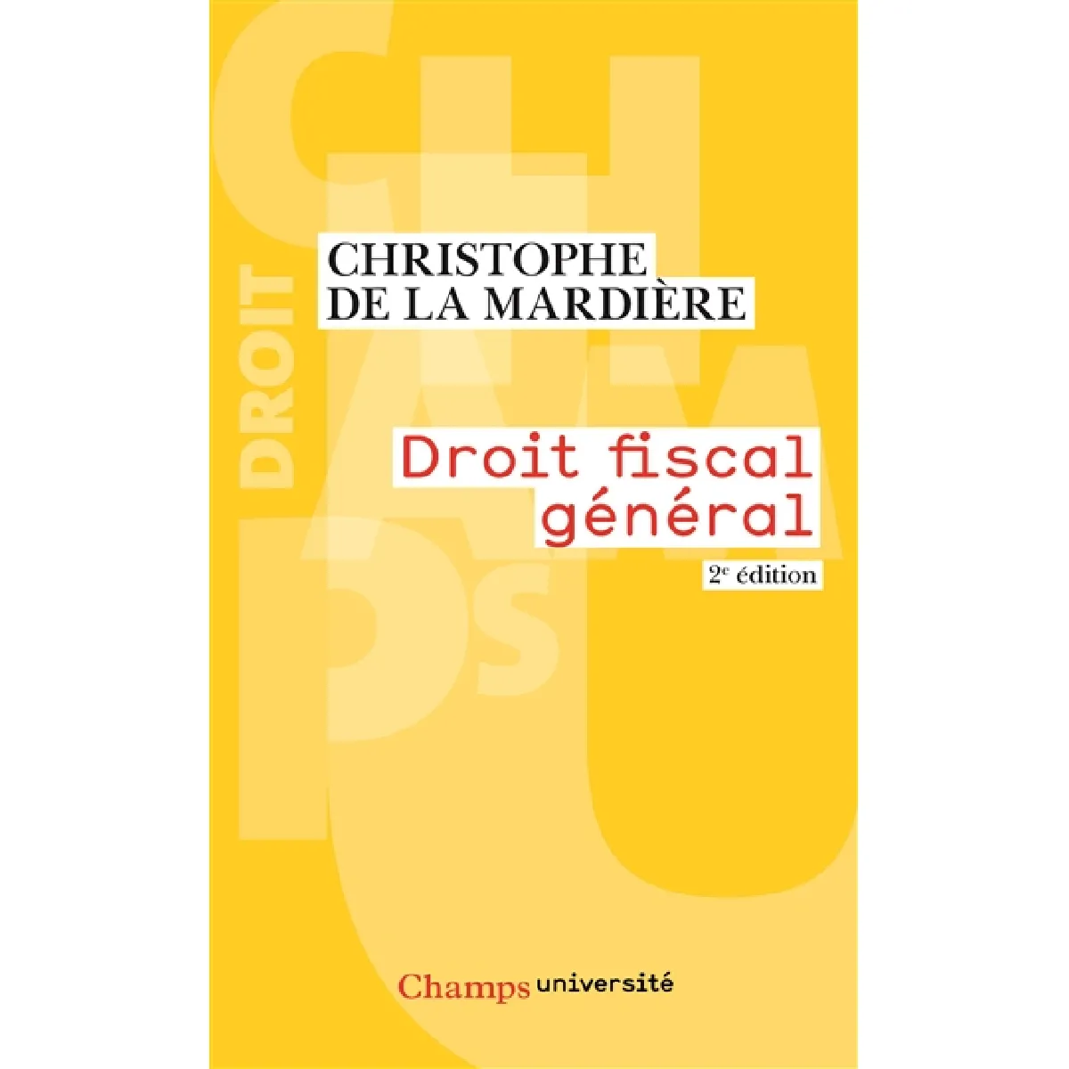 Droit fiscal général · Occasion