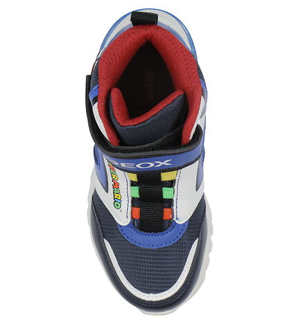 Geox Stiefel m. Licht - J Ciberdron - Super Mario - Navy/Royal