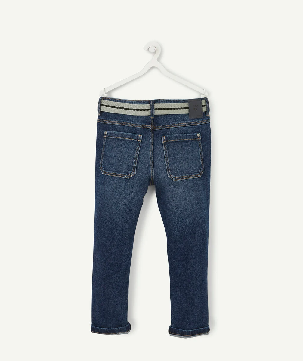 MILO LE JEAN DROIT BRUT AVEC CEINTURE TAILLE +
