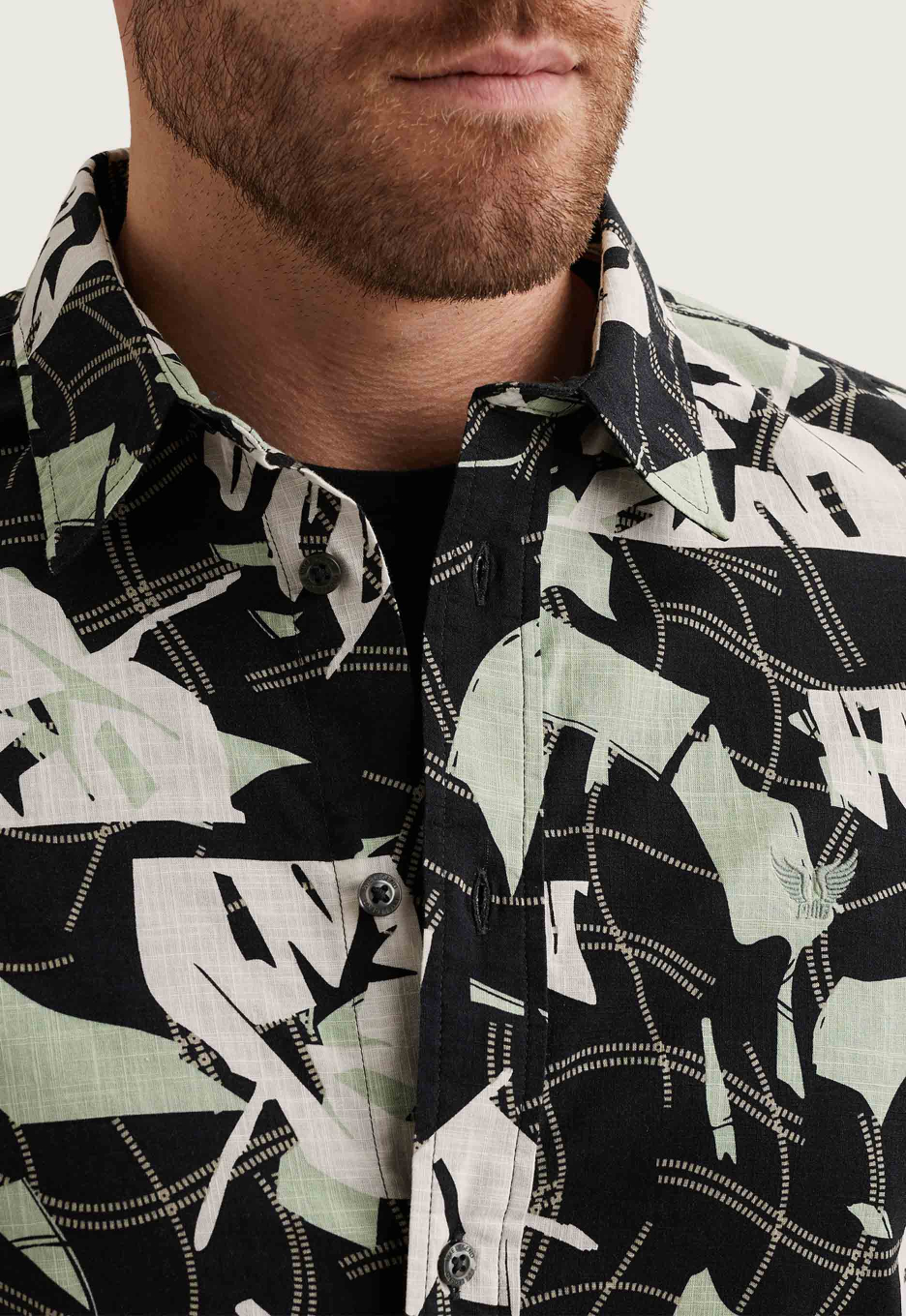 PME Legend Print Slub Overhemd