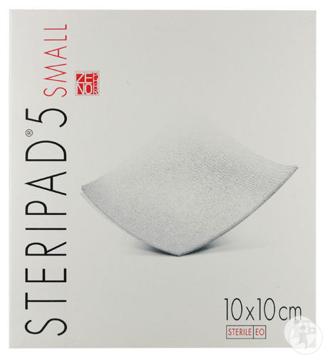 Steripad 5 Small Compresses Stériles 10x10cm Pièces 12