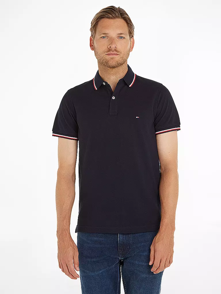 TOMMY HILFIGER Poloshirt Slim Fit  blau