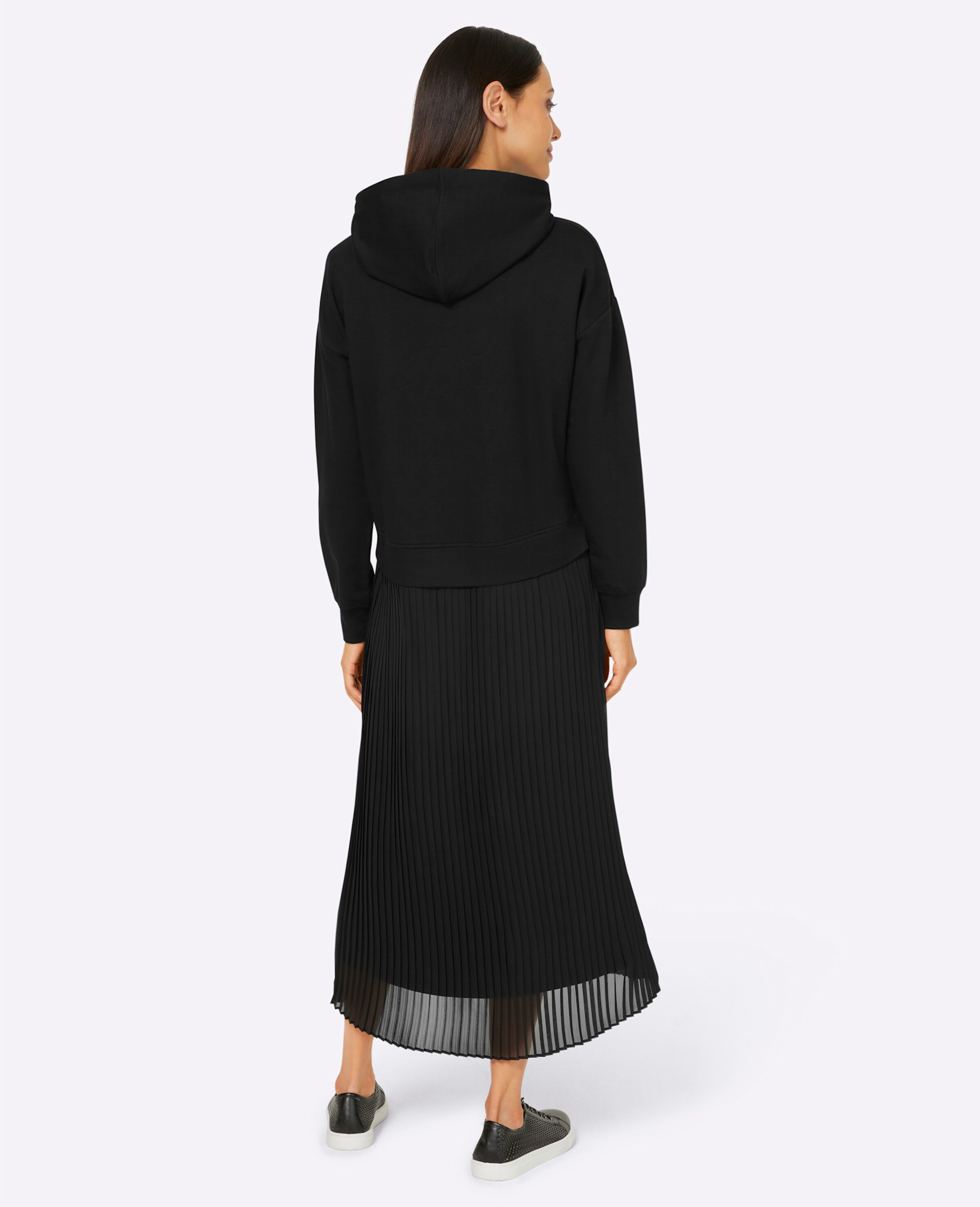 heine Jersey-Kleid in schwarz