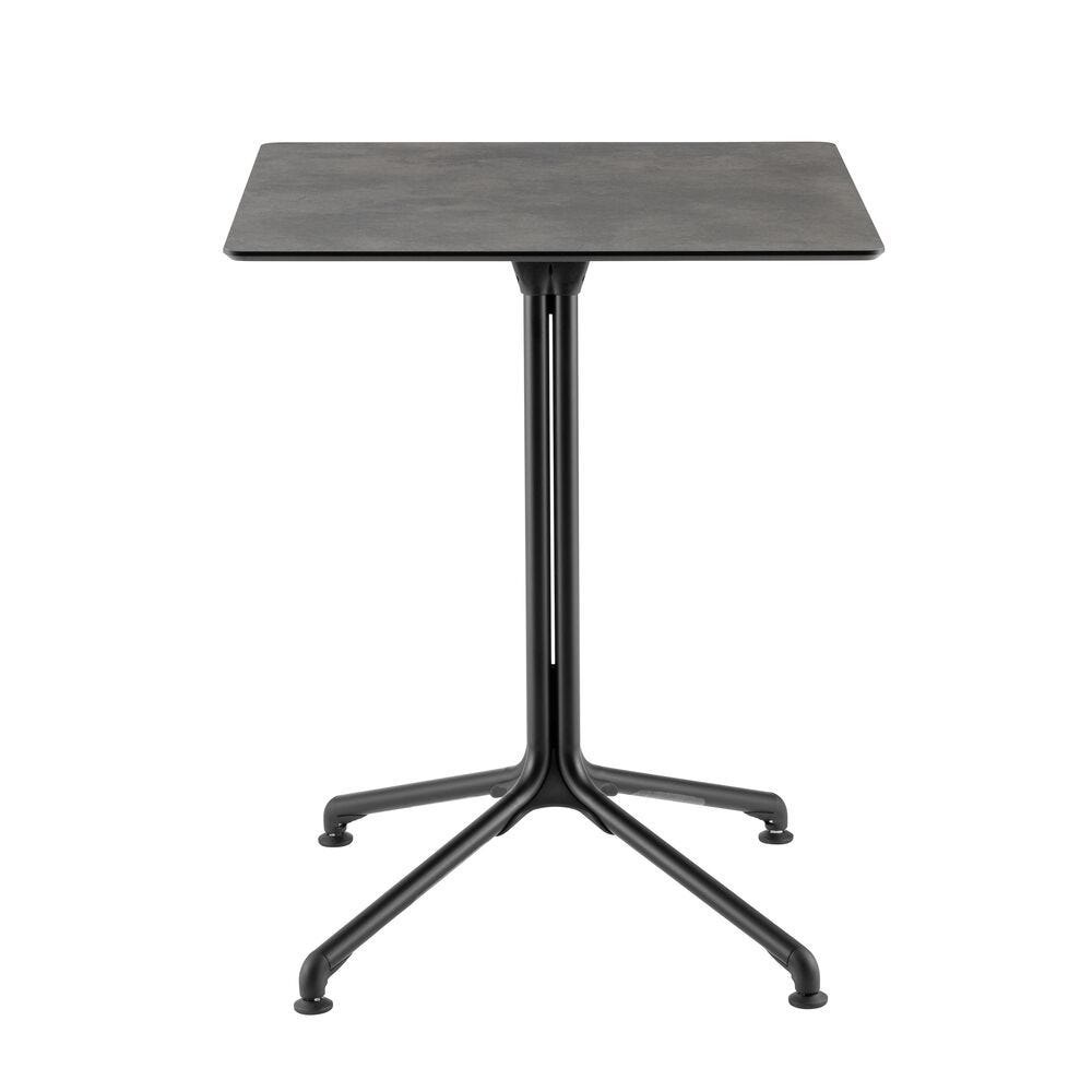 Quadratische Tischplatte, 59 cm Größe Horizon HPL Grau Fusain