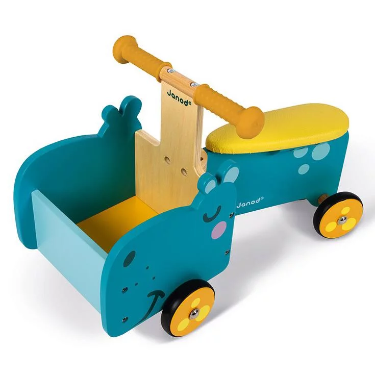 PORTEUR HIPPO - EN BOIS