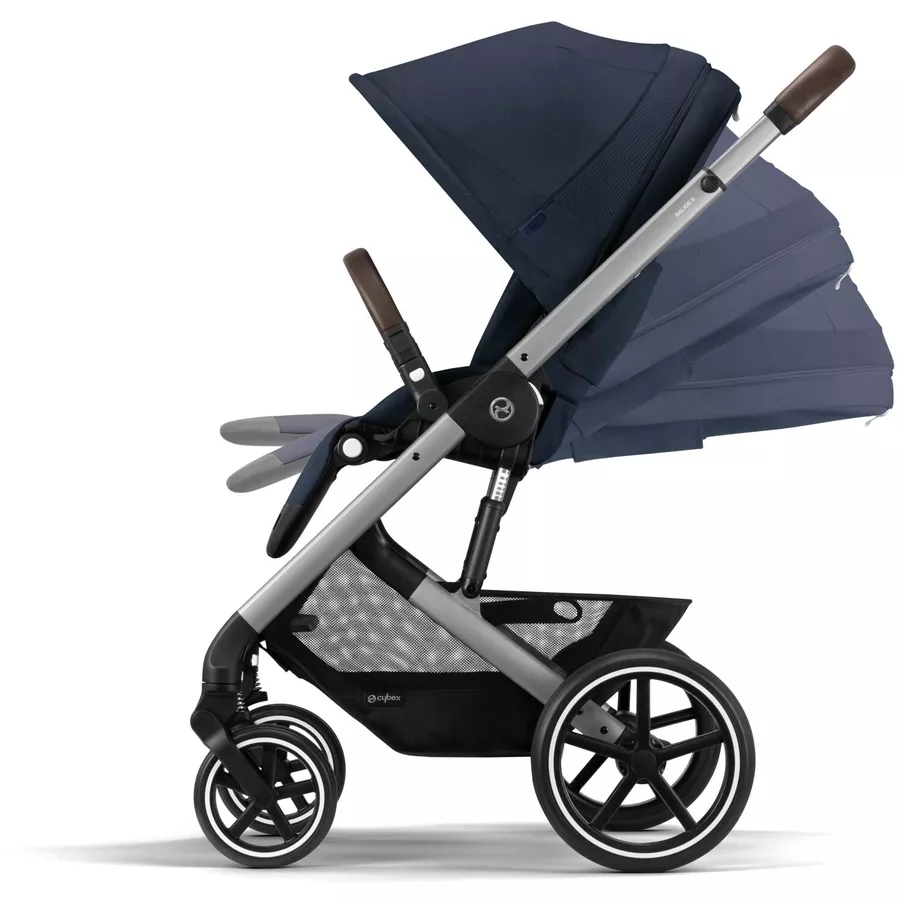cybex GOLD Kinderwagen Balios S Lux  Silver Ocean Blue