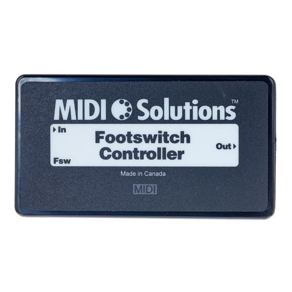 MIDI Solutions Footswitch To MIDI Controller