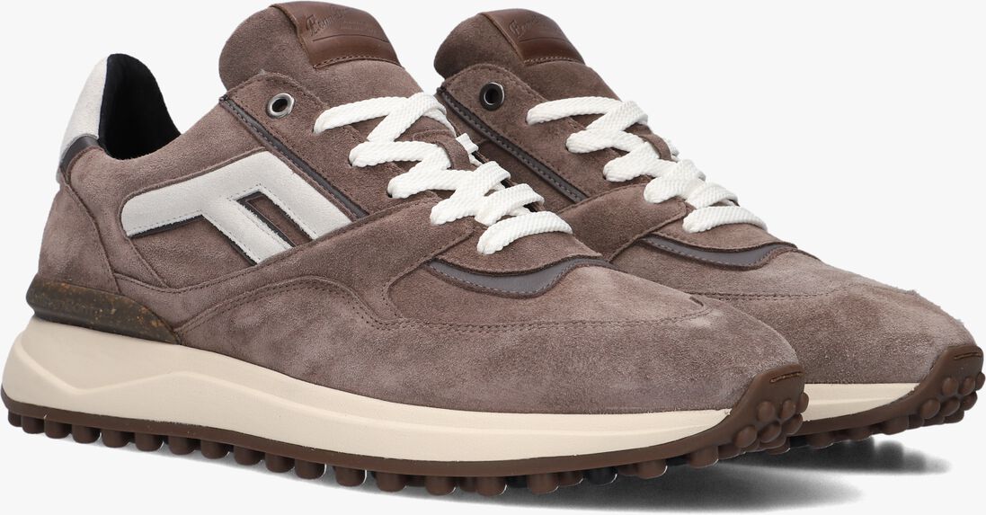 taupe floris van bommel lage sneakers sfm-10139 noppi