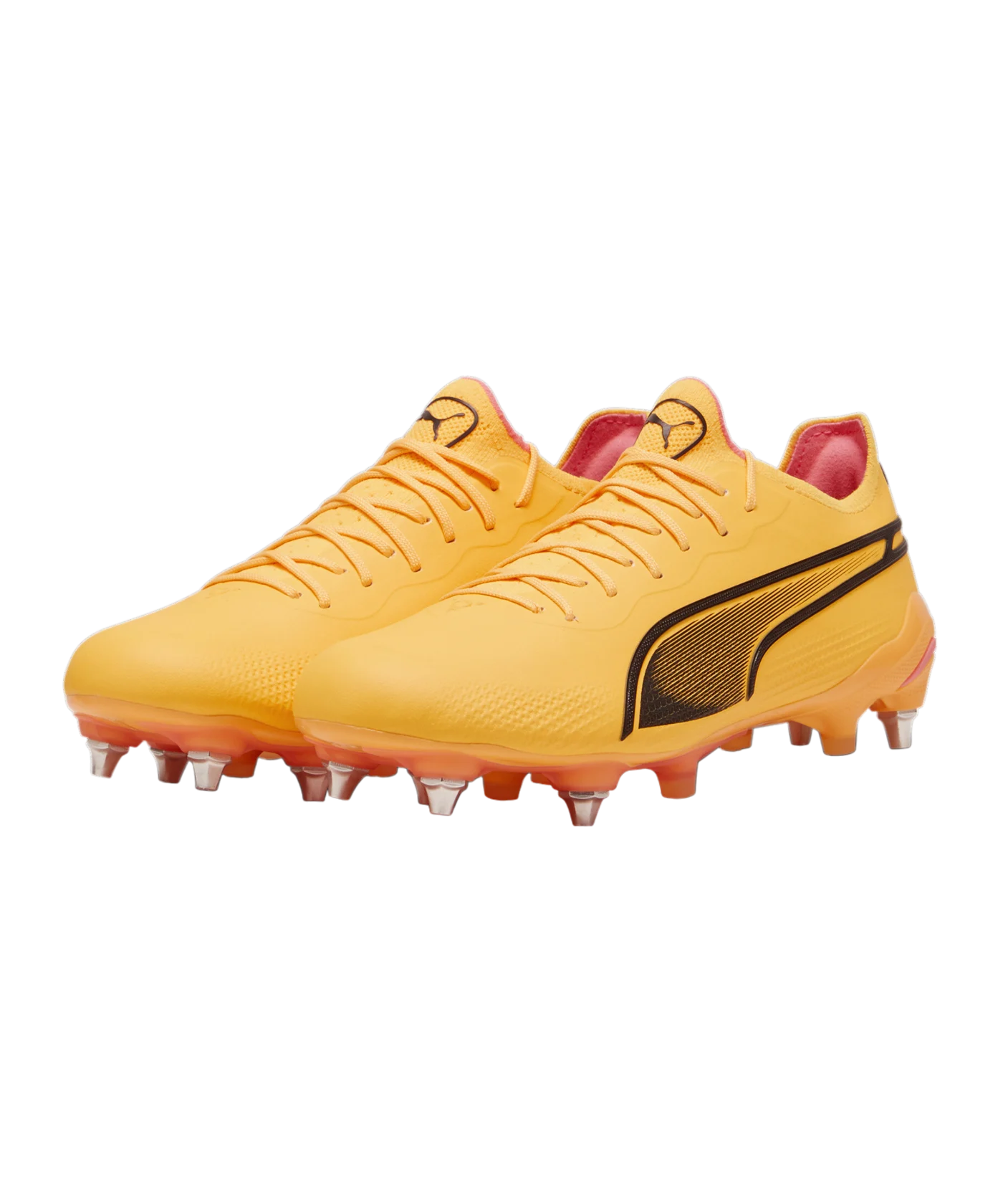 PUMA KING Ultimate MxSG The Forever Faster Orange Schwarz F04