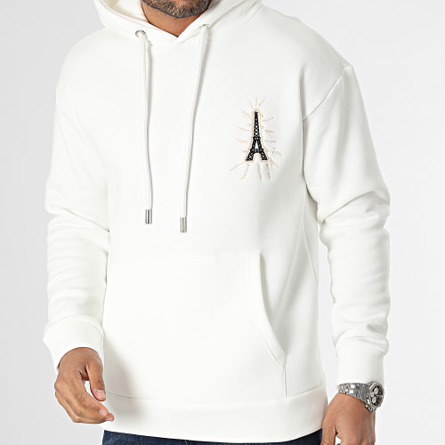 Sweat Capuche Blanc