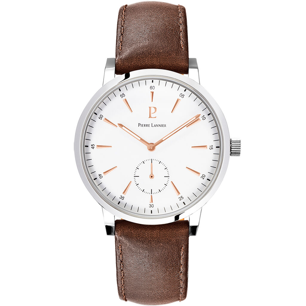 Montre Pierre Lannier Collection Week-end Vintage Blanc