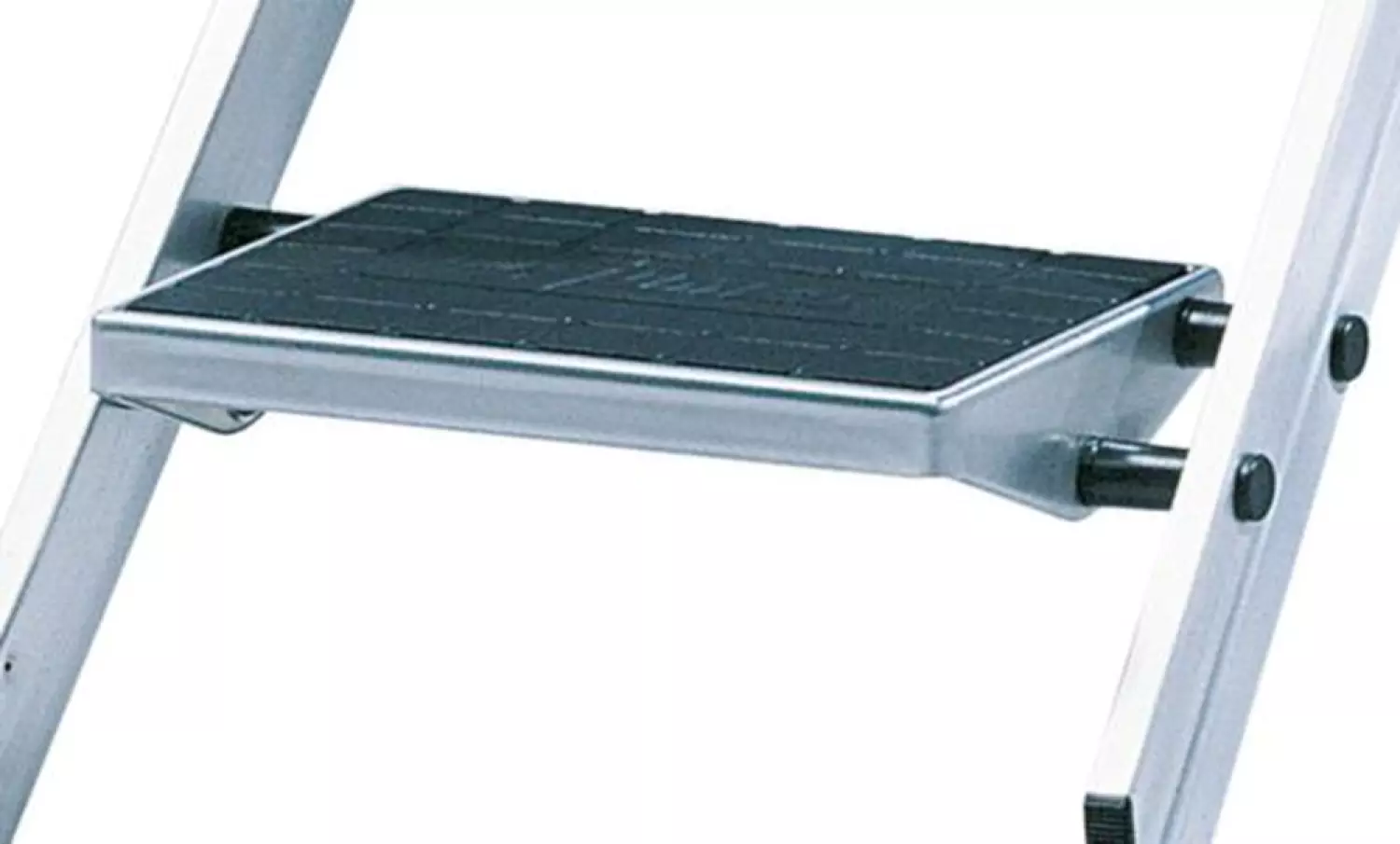 Little Jumbo 1313650440 Trap - Enkel - Aluminium - 4 treden kunststof - met beugel - max. werkhoogte 2.92 m.
